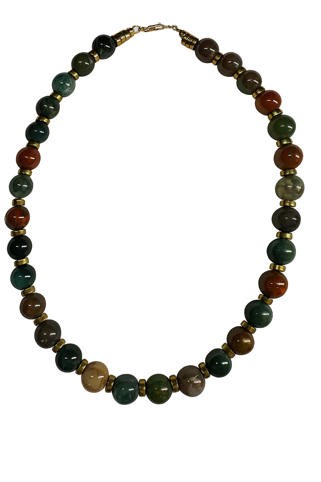 Sapphire and jasper gemstone jewelry